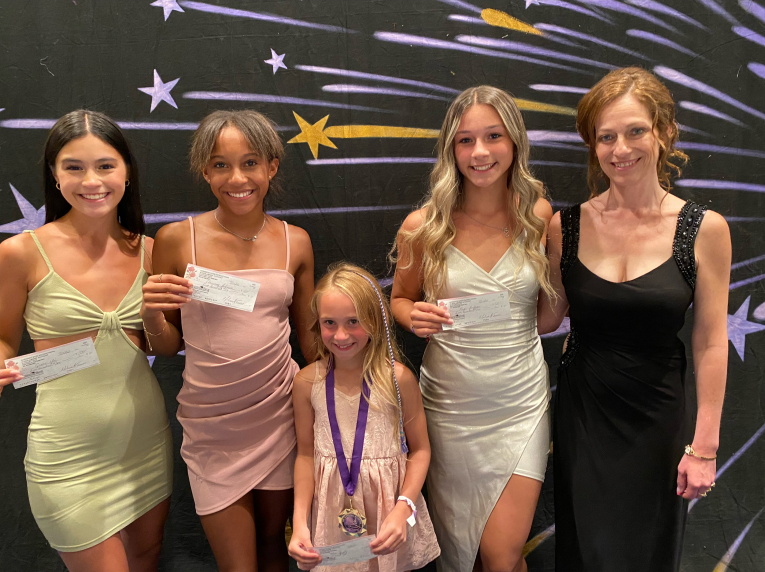 Melissa R. Tessier with Scholarship Winners, Nationals 2022